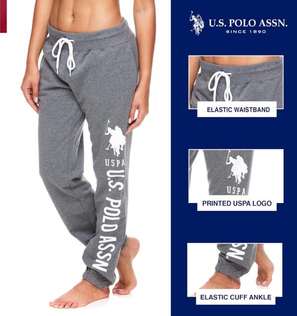U.S. Polo Assn. Womens Sweatpants - Womens Joggers - Image 2