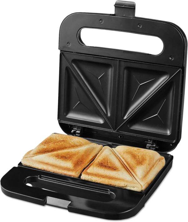 OVENTE Electric Sandwich Maker with Non-Stick Plates, Indicator
