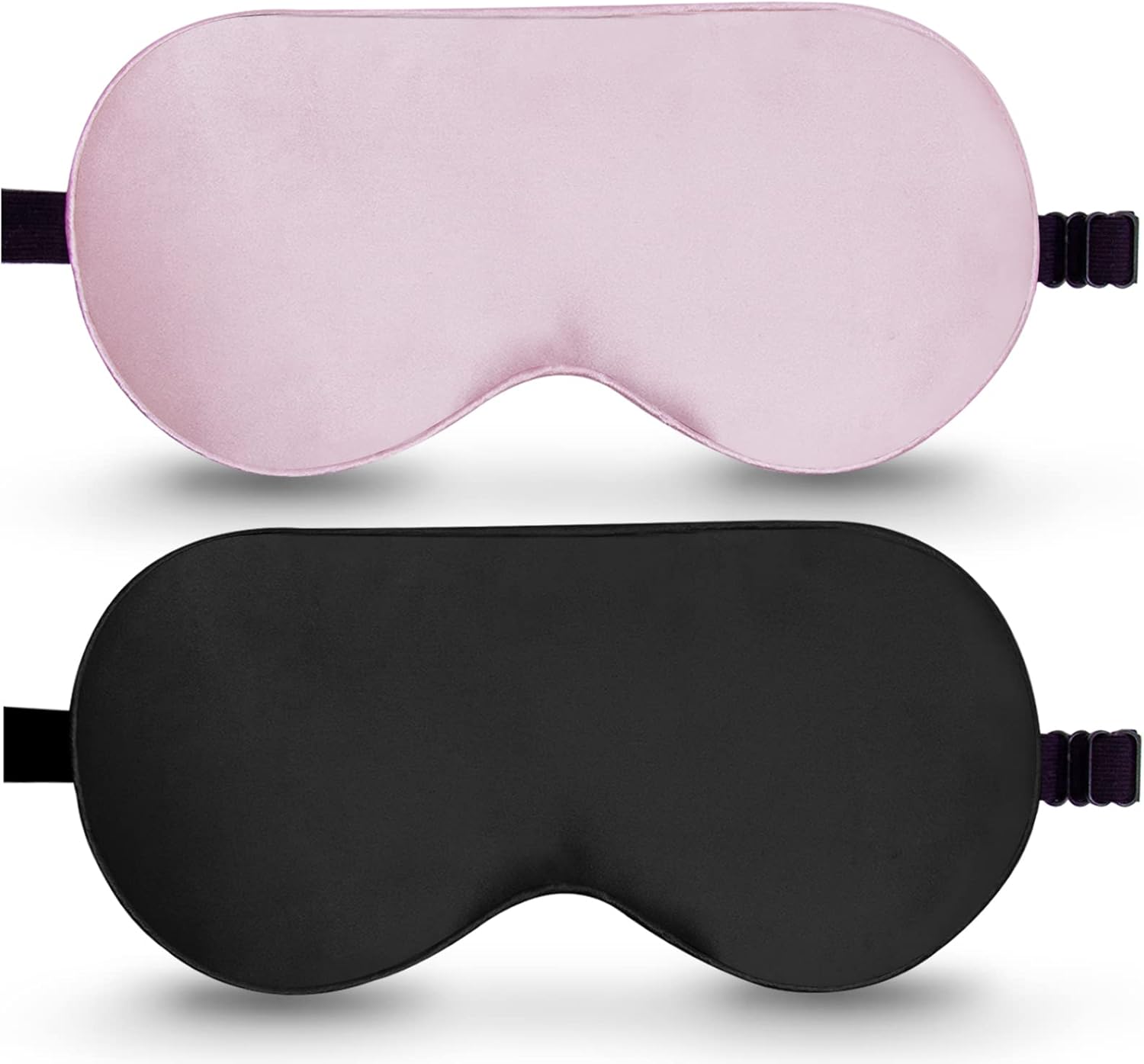 BeeVines Sleep Mask, 2 Pack 100% Real Natural Pure Silk Eye Masks