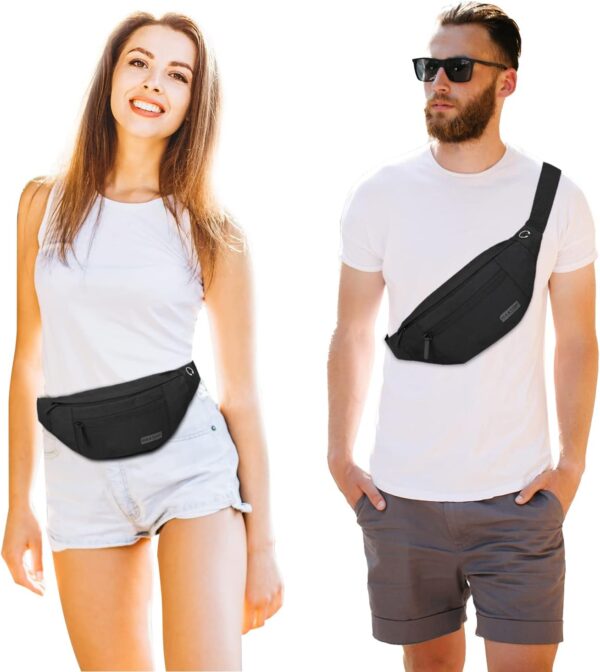 MAXTOP Large Crossbody Fanny Pack with 4-Zipper Pockets,Gifts for Enjoy]