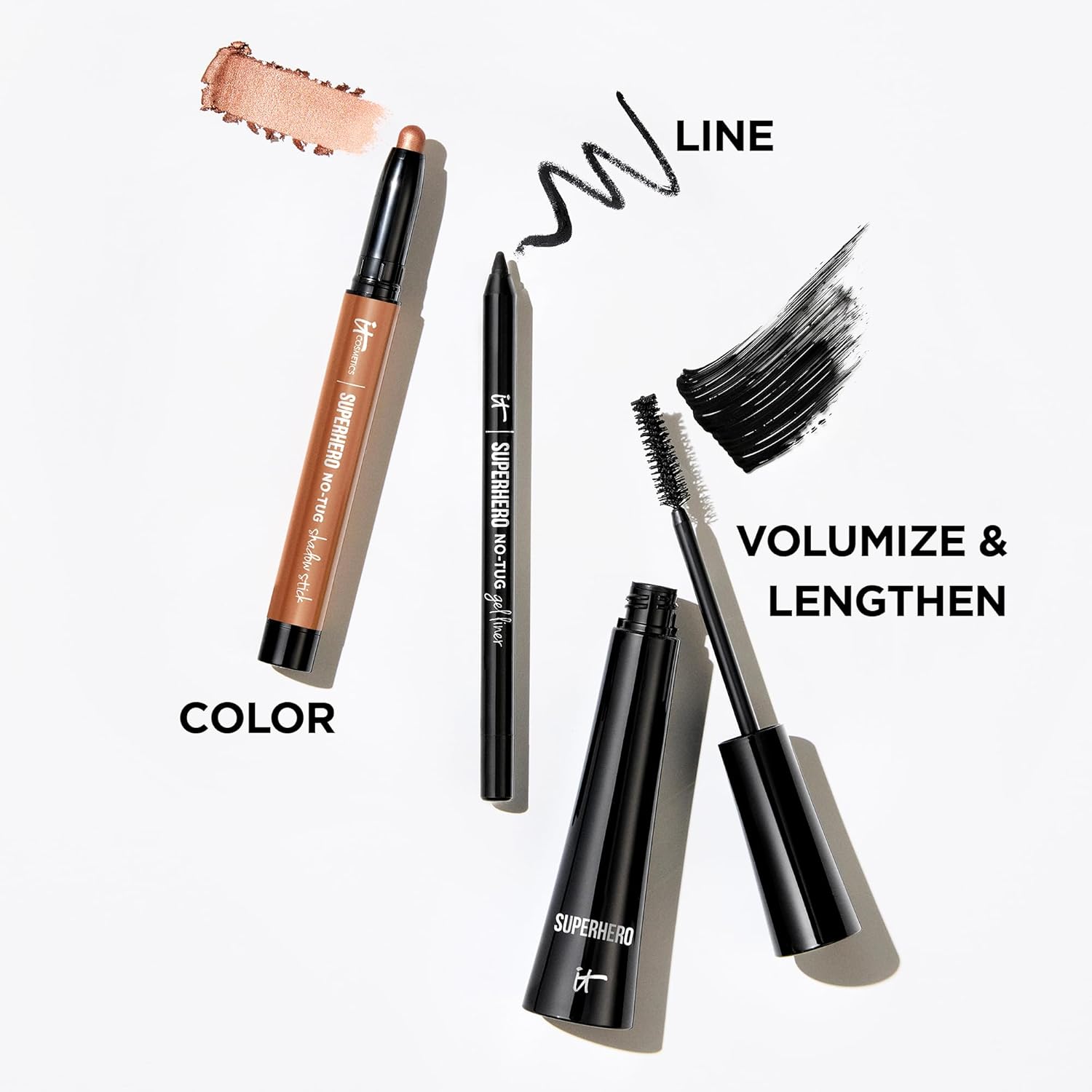 IT Cosmetics Superhero Mascara – Super Elastic Stretch Black Mascara - Image 4
