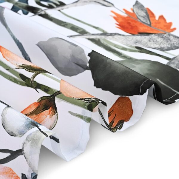 LIVILAN Floral Shower Curtains for Bathroom Flower Shower Curtain Pretty - Image 2
