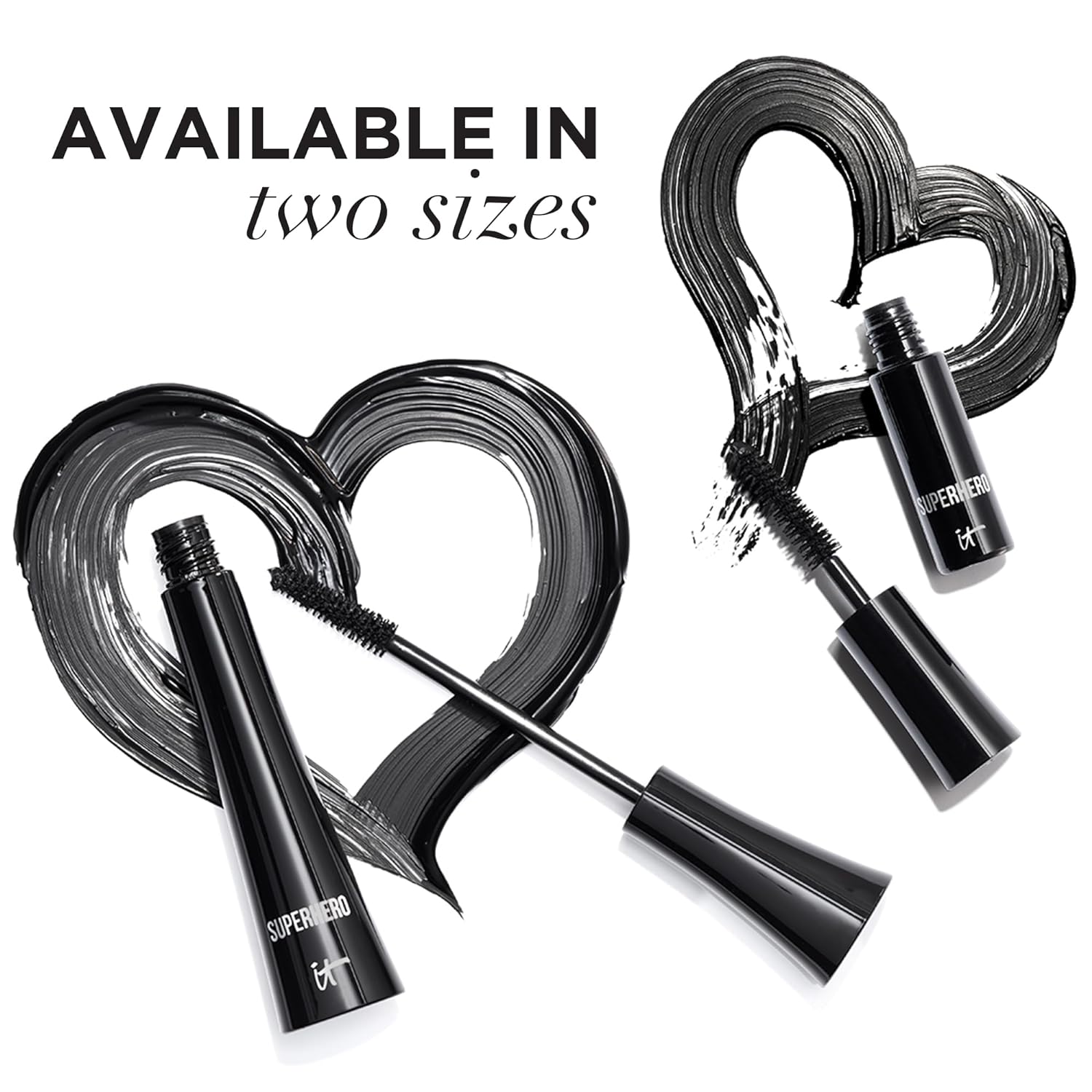 IT Cosmetics Superhero Mascara – Super Elastic Stretch Black Mascara - Image 2