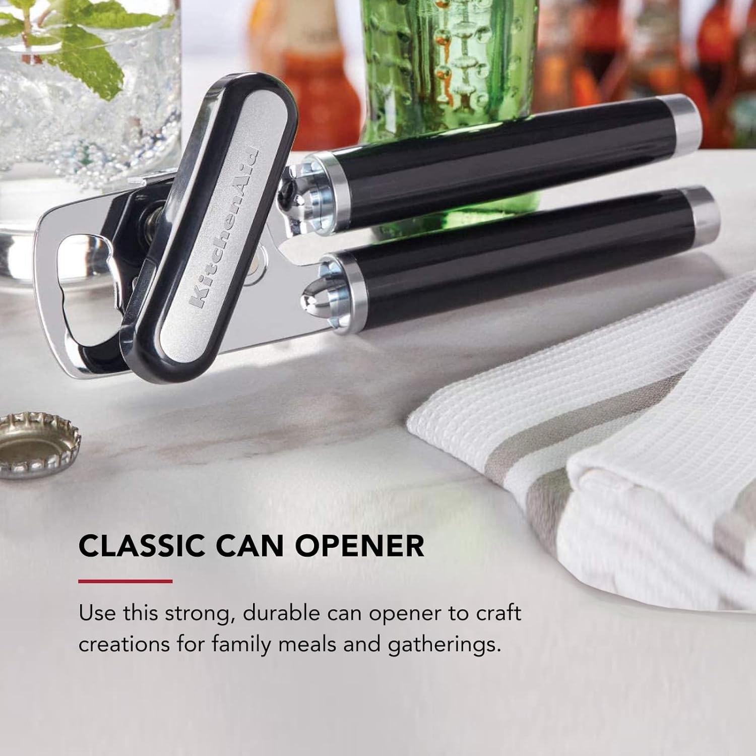 KitchenAid Classic Multifunction Can Opener / Bottle Opener - Image 3