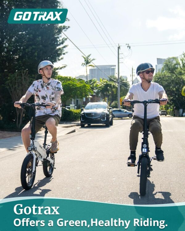 Gotrax S3 Electric Bike, 16x3.0 Fat Tire Electric Bicycle Adults, 750W Peak Motor, - Image 2