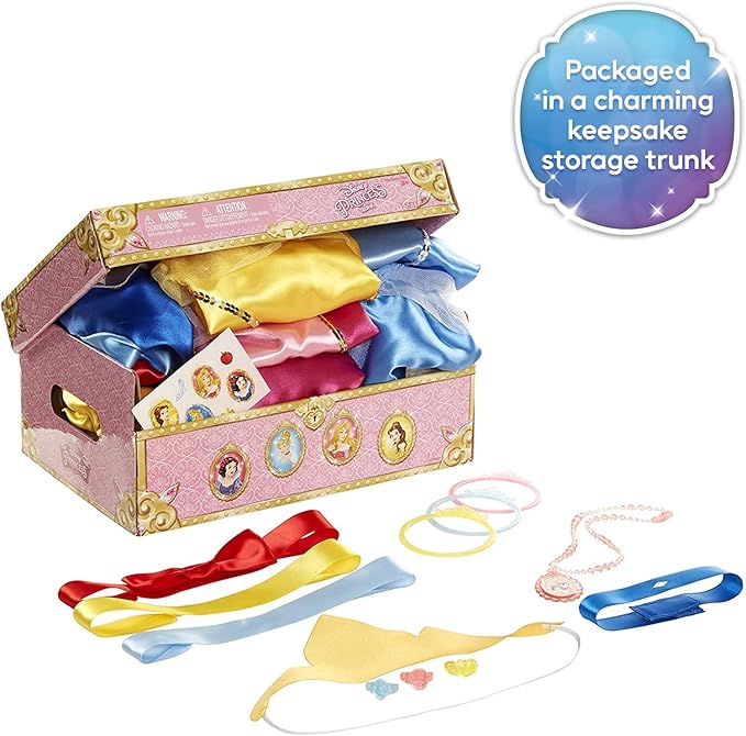 Disney Princess Dress Up Trunk Deluxe 21 Piece Officially Licensed - Image 3