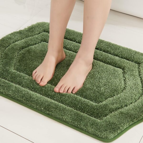 COSY HOMEER Extra Thick Bath Rugs for Bathroom - Anti-Slip Bath Linen Sets