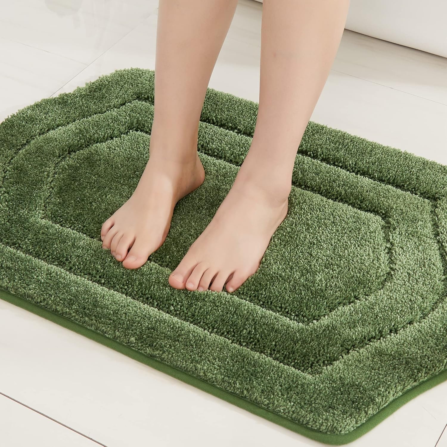 COSY HOMEER Extra Thick Bath Rugs for Bathroom - Anti-Slip Bath Linen Sets