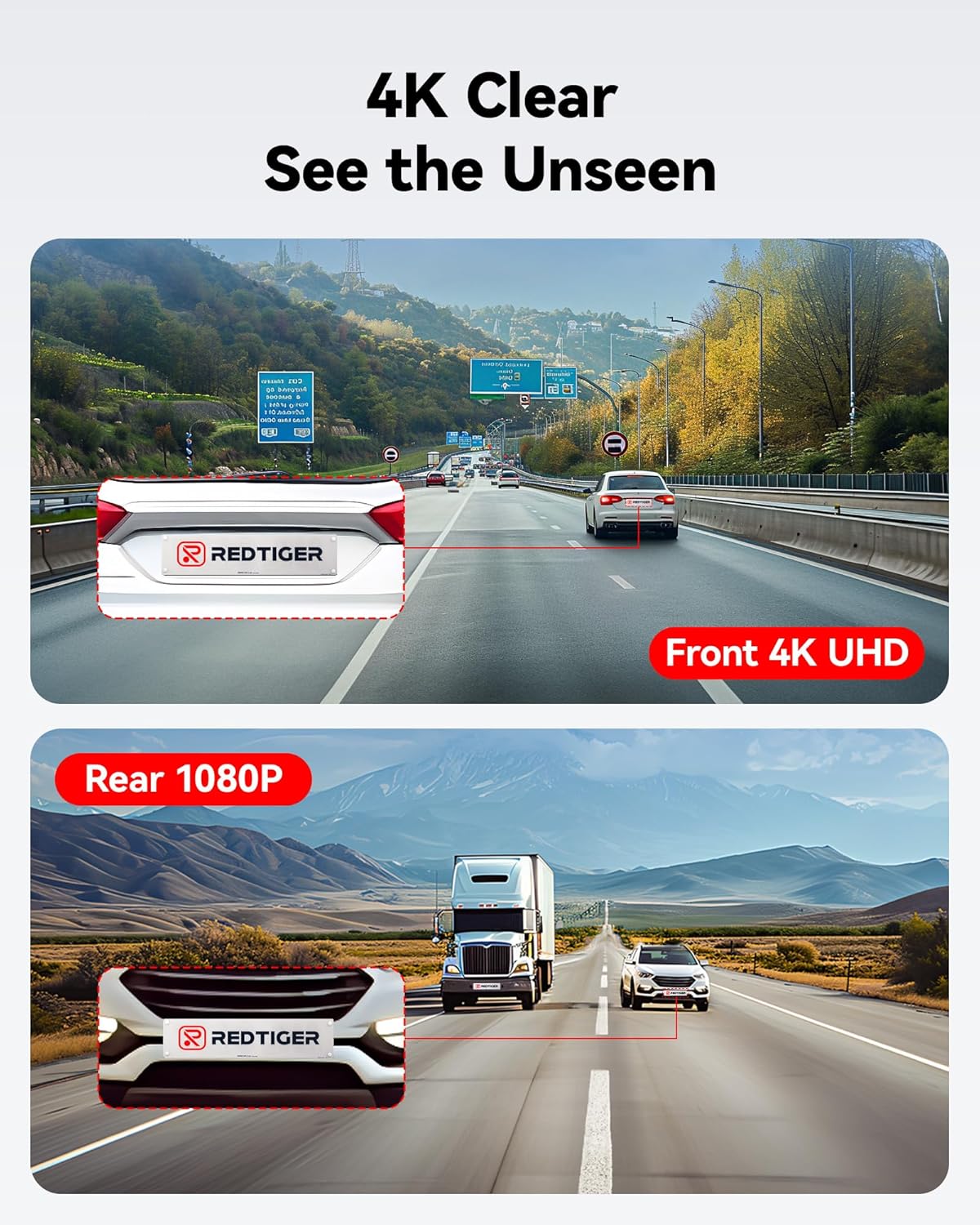 Vantrue N2 Pro Uber Dual Dash Cam Infrared Night Vision, Dual Channel 1080P - Image 4