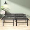 Zinus Rumi 14in Easy SmartBase® Mattress Foundation, Sturdy Metal Bed Frame,