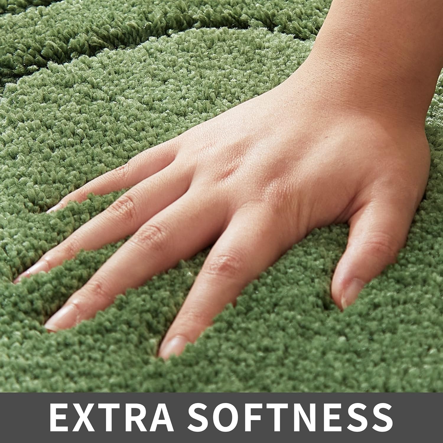 COSY HOMEER Extra Thick Bath Rugs for Bathroom - Anti-Slip Bath Linen Sets - Image 3