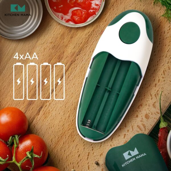 Kitchen Mama Auto 2.0 Electric Can Opener: Refined Blade Opens Almost - Image 2